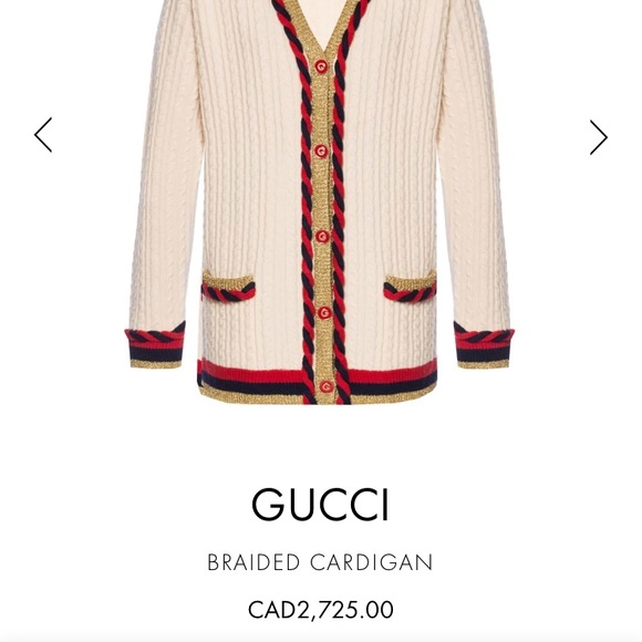 Gucci cardigan size L - white - Picture 5 of 5